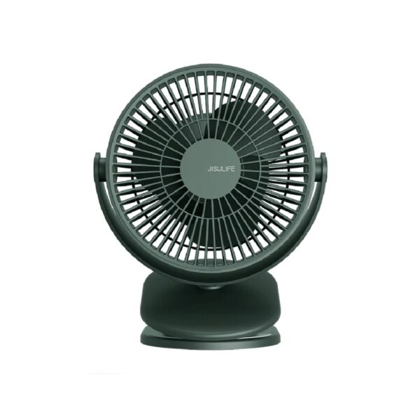 JISULIFE FA18S Portable Clip Fan USB Rechargeable 4000mAh Battery – Powerful Cooling